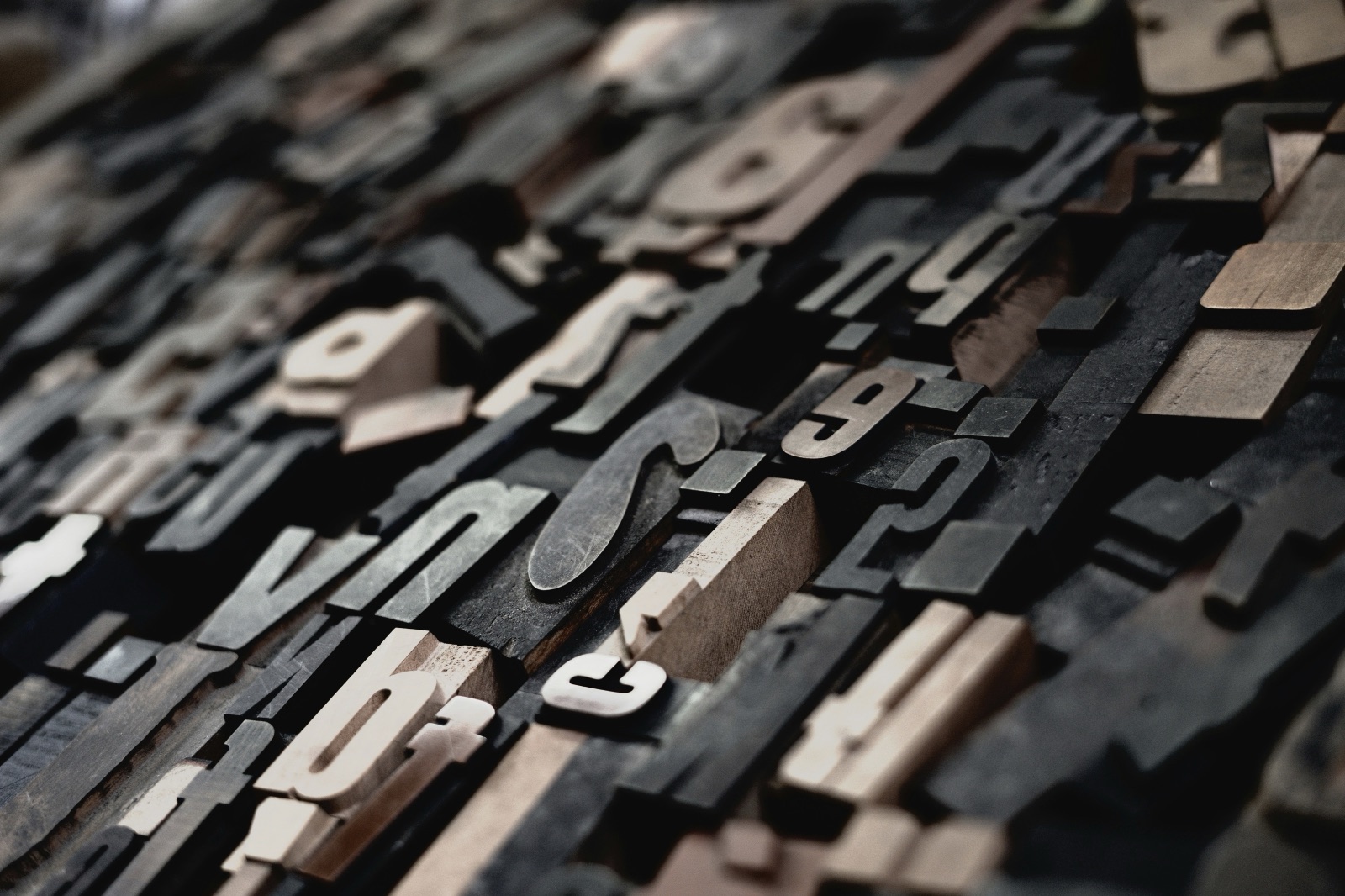 type-setting character blocks