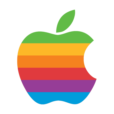 RainbowApple's corrected rendering: a solid green leaf and a green shoulder, matching the 1977 original band for band.